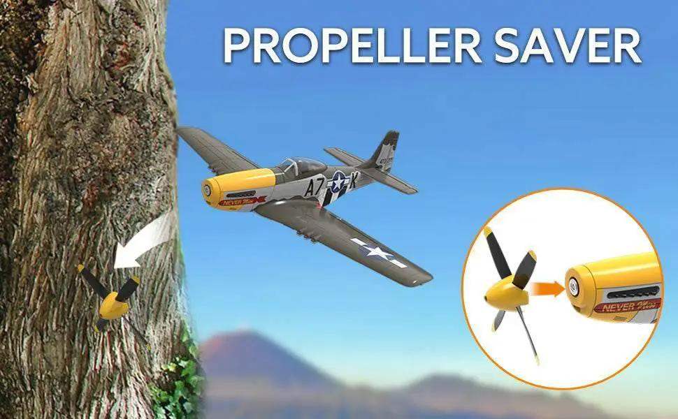 Volantex RC Plane Brushless P-51 Mustang RTF Aerobatic - ToylandEU