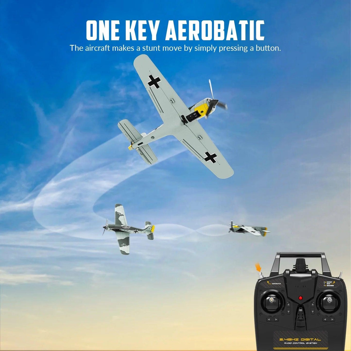 Volantex Rc Fw190 Fighter | Ready To Fly Foam Airplane | Toylandeu