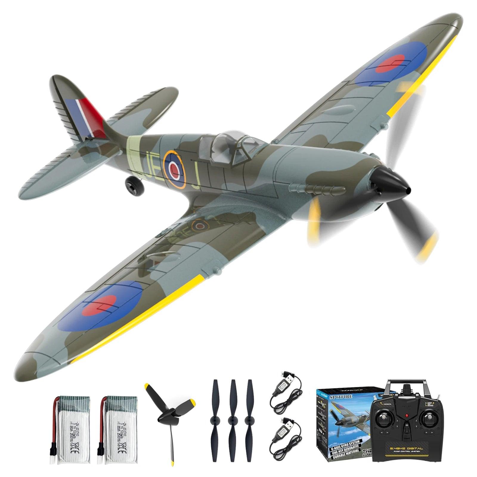 Volantex Rc Spitfire | 4 Channel Gyro Ready To Fly | Toylandeu
