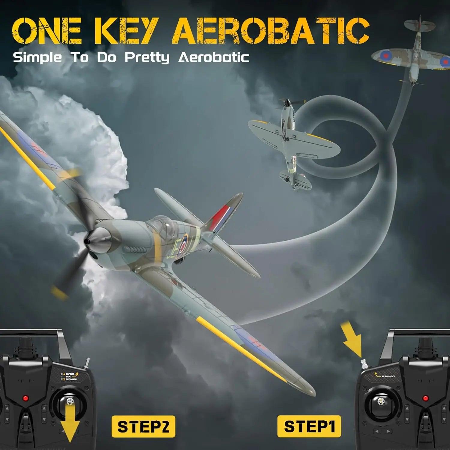 Volantex Rc Spitfire | 4 Channel Gyro Ready To Fly | Toylandeu