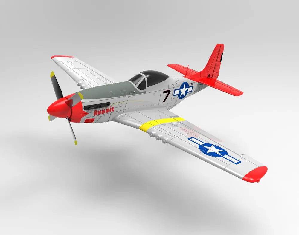 VolantexRC 768-1 Mustang P-51D 750mm Wingspan EPO Warbird RC Airplane RTF - ToylandEU
