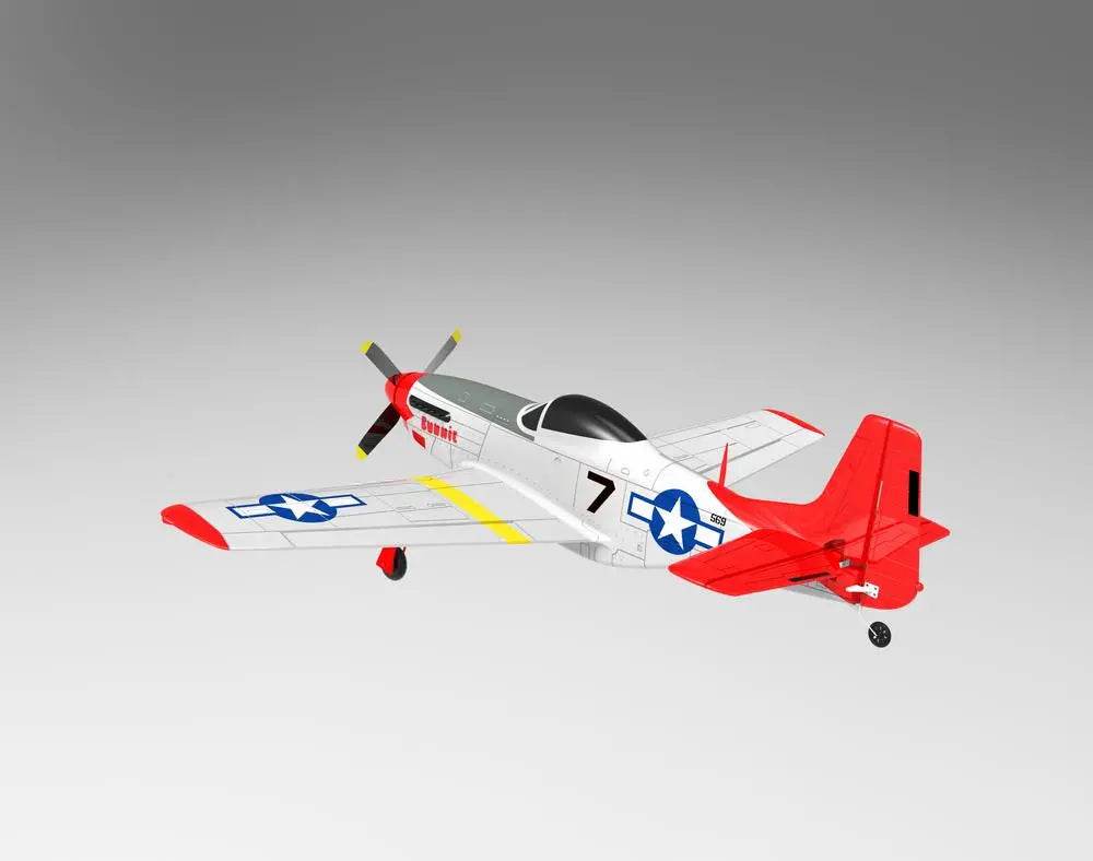 VolantexRC 768-1 Mustang P-51D 750mm Wingspan EPO Warbird RC Airplane RTF - ToylandEU
