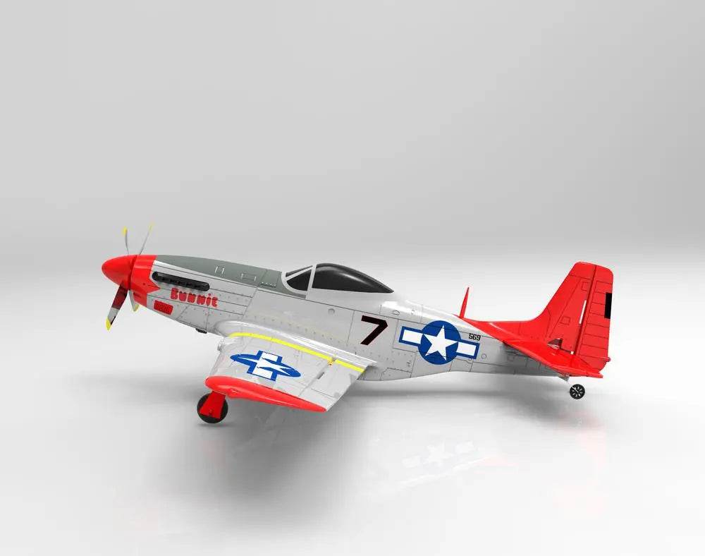 VolantexRC 768-1 Mustang P-51D 750mm Wingspan EPO Warbird RC Airplane RTF - ToylandEU