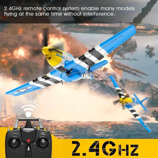  VolantexRC P-51D V2 EPP 400mm Wingspan RC Trainer -  ToylandEU™