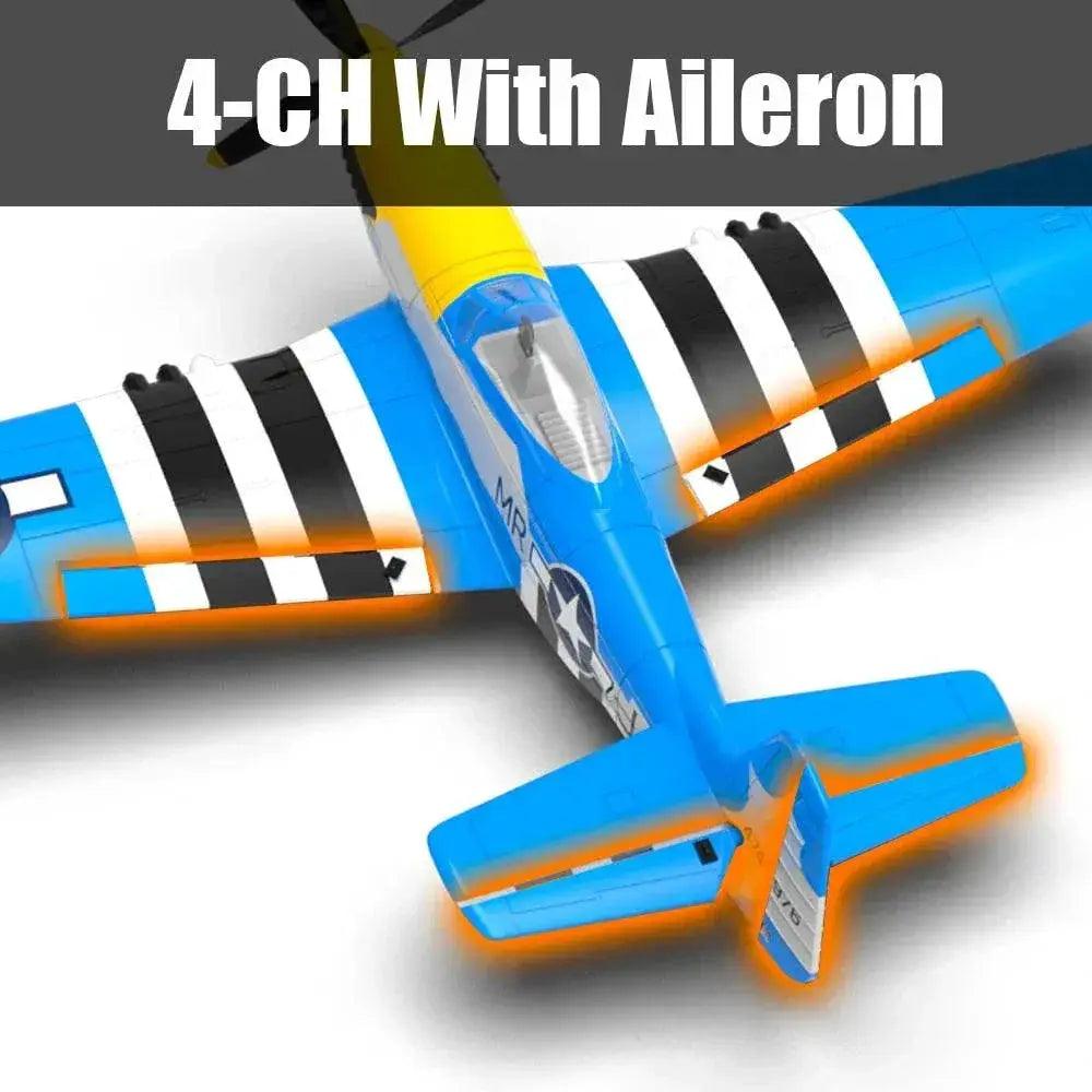  VolantexRC P-51D V2 EPP 400mm Wingspan RC Trainer -  ToylandEU™
