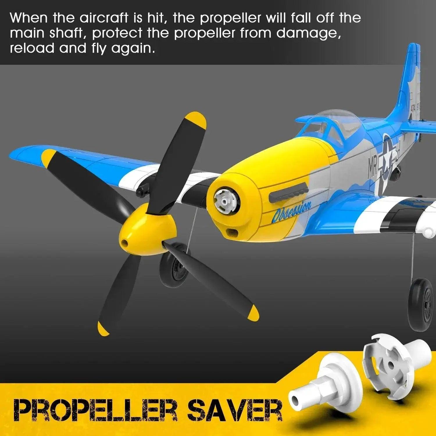  VolantexRC P-51D V2 EPP 400mm Wingspan RC Trainer -  ToylandEU™