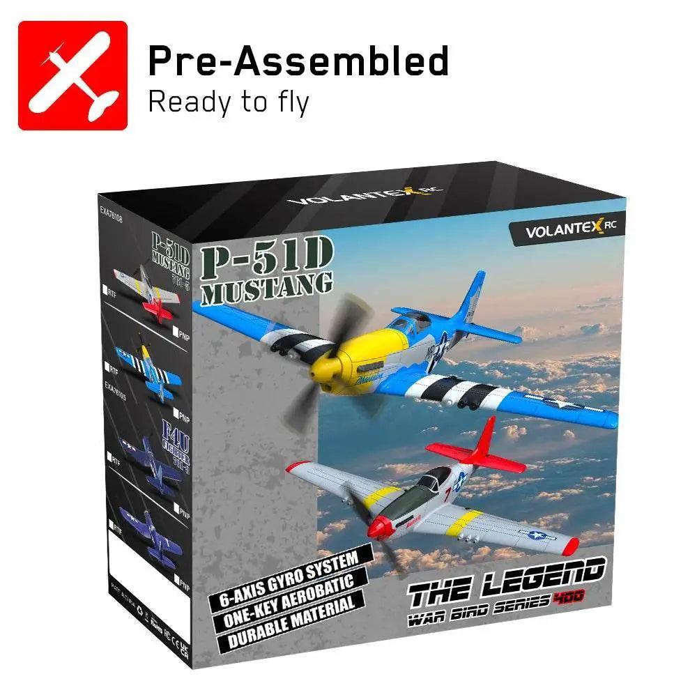  VolantexRC P-51D V2 EPP 400mm Wingspan RC Trainer -  ToylandEU™
