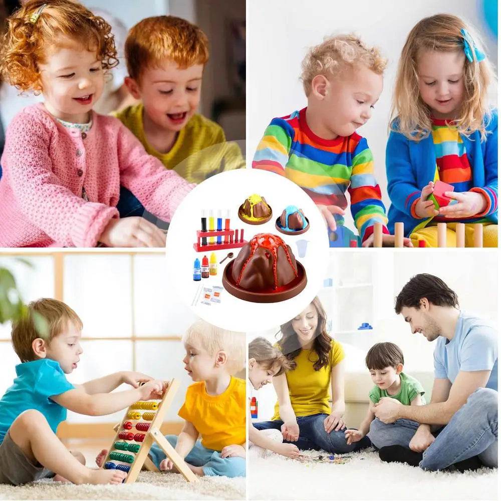 Volcano Eruption Science Experiment Kit for Kids - Fun Learning Educational Toy for Fine Motor Skill Development - ToylandEU