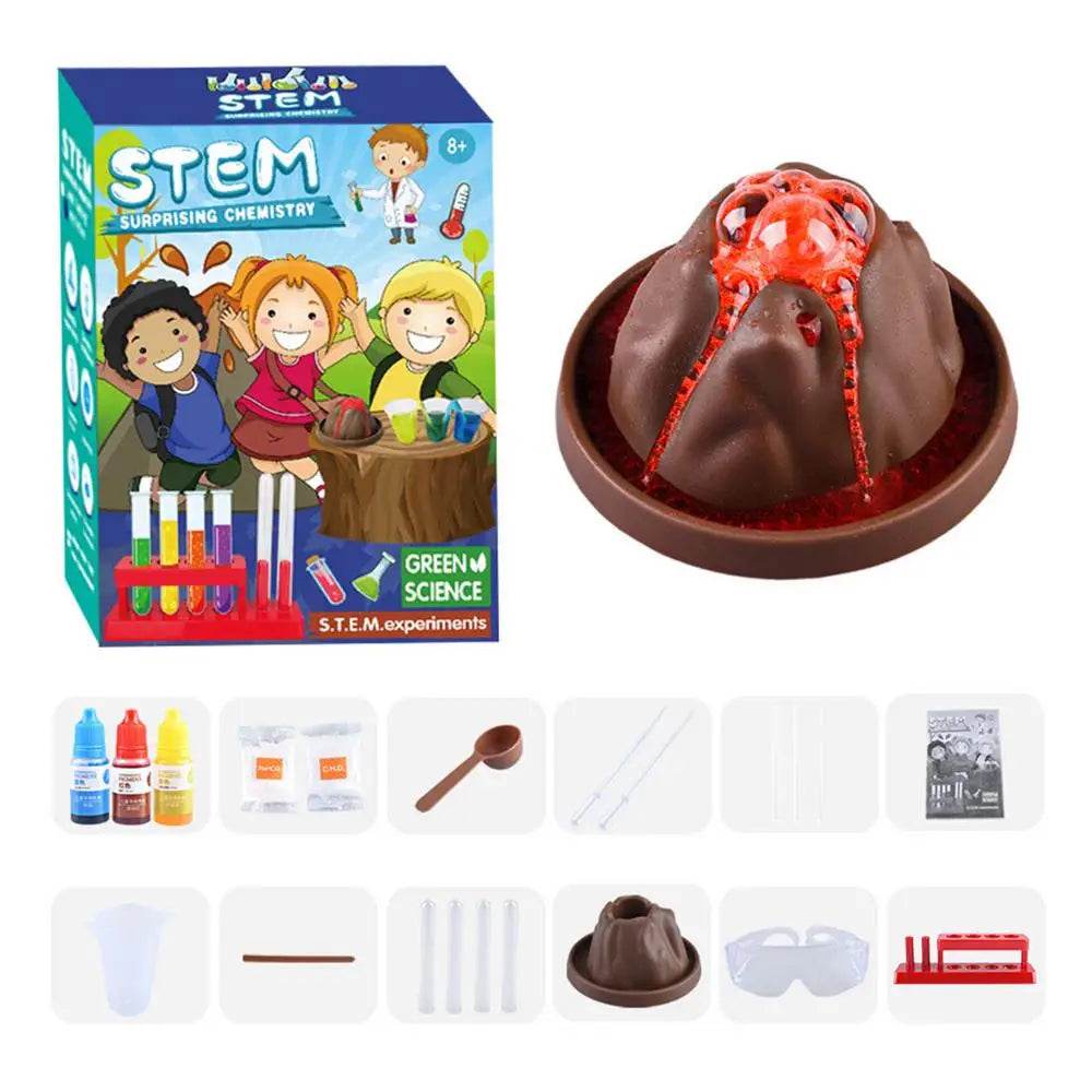 Volcano Eruption Science Experiment Kit for Kids - Fun Learning Educational Toy for Fine Motor Skill Development - ToylandEU