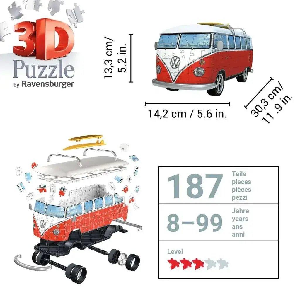  Volkswagen T1 Bus Surfer 3D Jigsaw Puzzle Collectors -  ToylandEU™