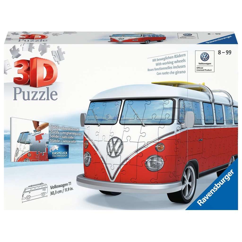 Volkswagen T1 Bus Surfer 3D Jigsaw Puzzle Collectors