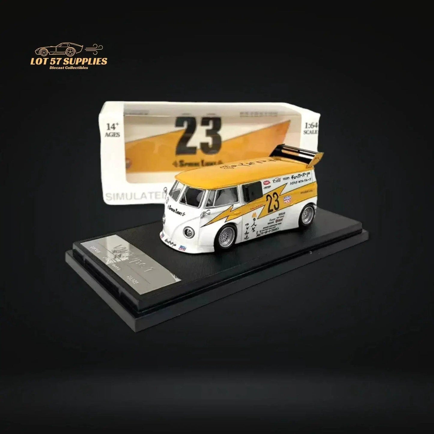  Volkswagen T1 Van Diecast Model With Lights 1 To 64 -  ToylandEU™