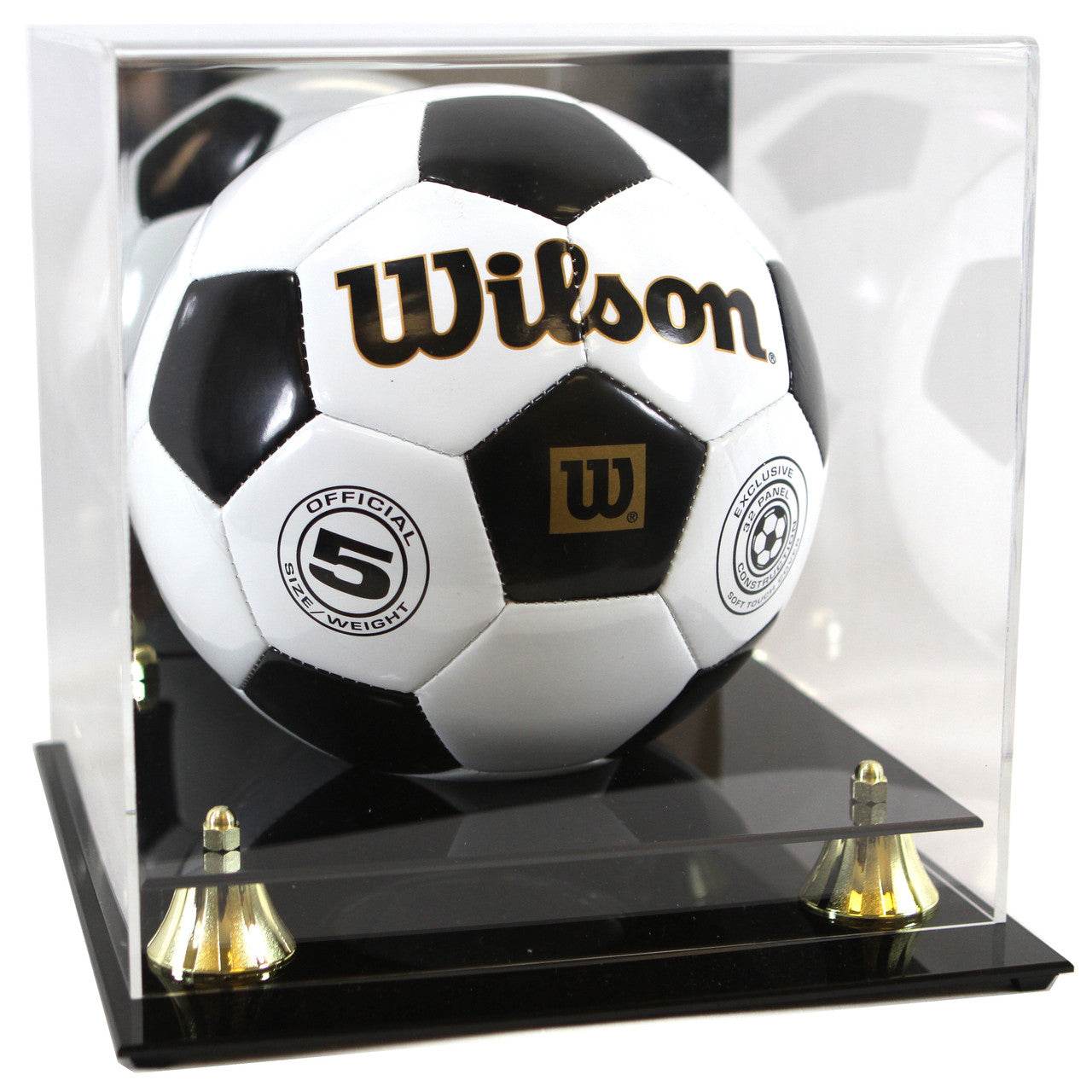 Volleyball And Soccer Ball Display Case Deluxe Acrylic - ToylandEU