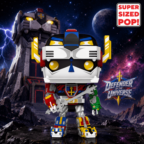 Funko Pop! TV Voltron Retro Super 6.25 Inch Figure | Retro Voltron | 6.25 Inches Tall | Voltron Fans