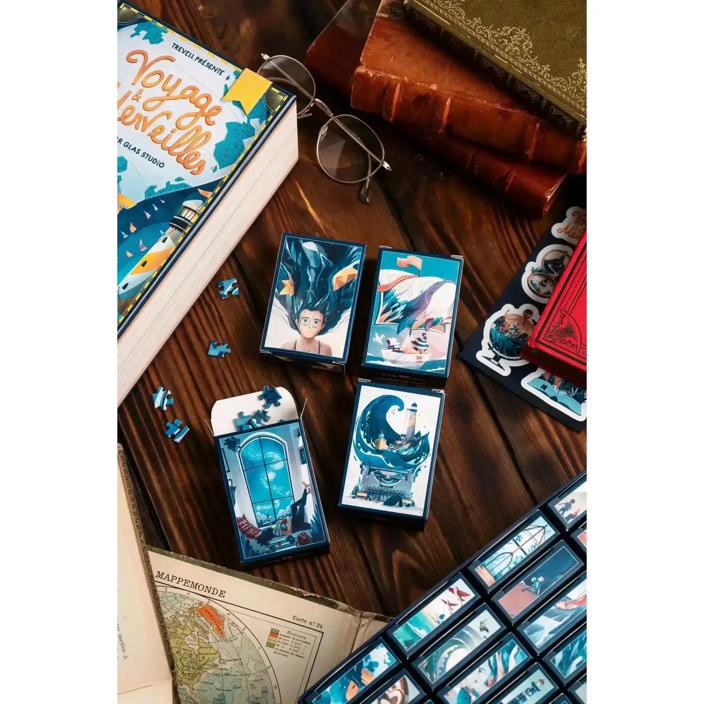 Voyage And Wonders Mini Jigsaw Puzzles Set Of 24 Trevell - ToylandEU