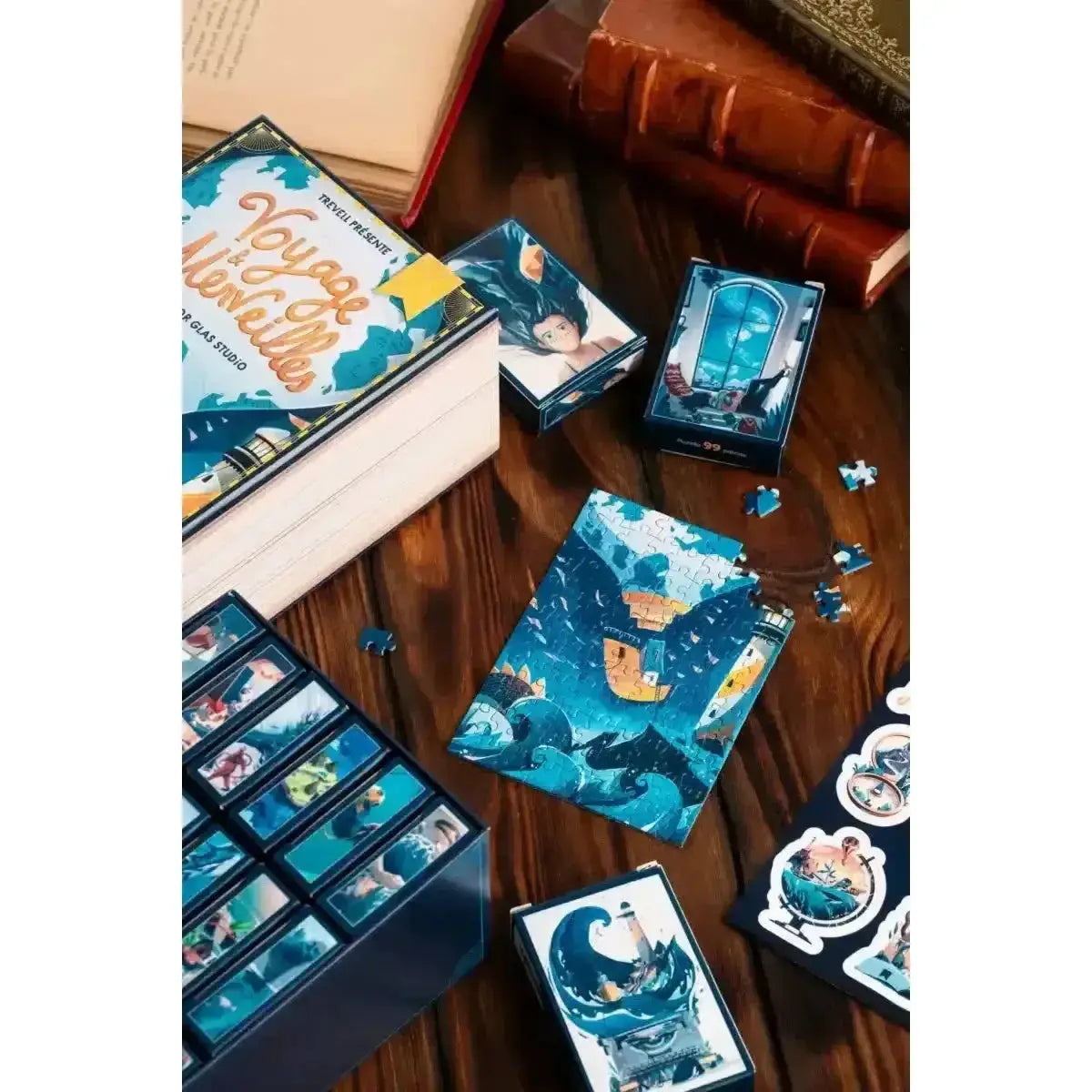Voyage And Wonders Mini Jigsaw Puzzles Set Of 24 Trevell - ToylandEU
