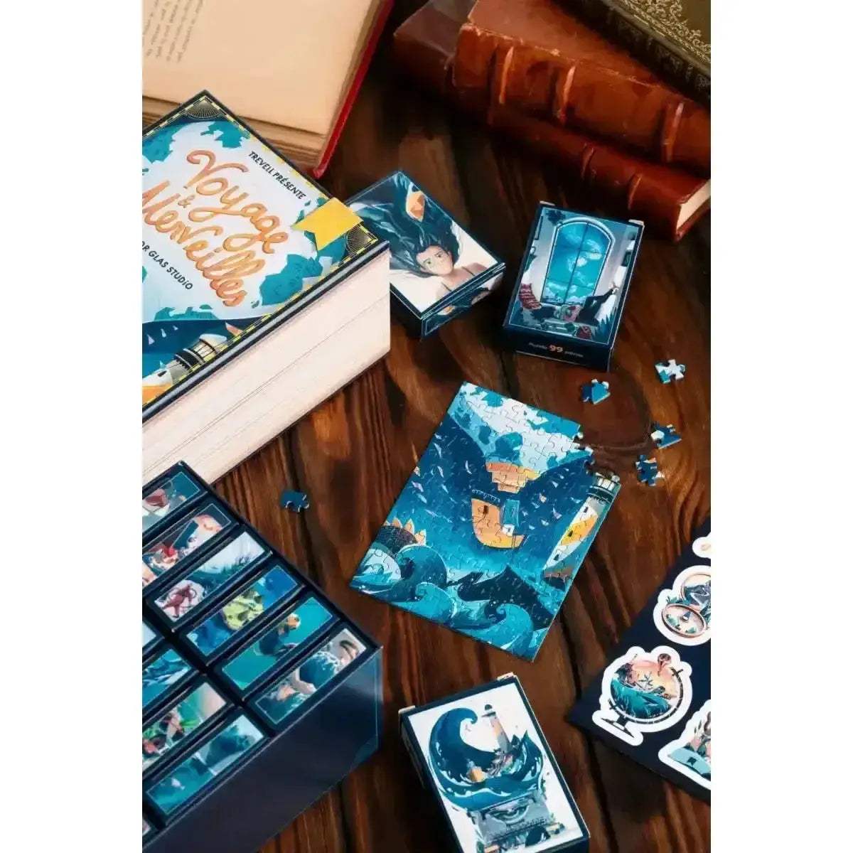Voyage And Wonders Mini Jigsaw Puzzles Set Of 24 Trevell - ToylandEU