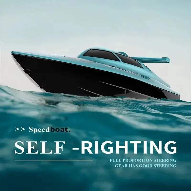 WL911-A RC Boat High Speed Self-Righting 2.4GHz LED Lights - ToylandEU