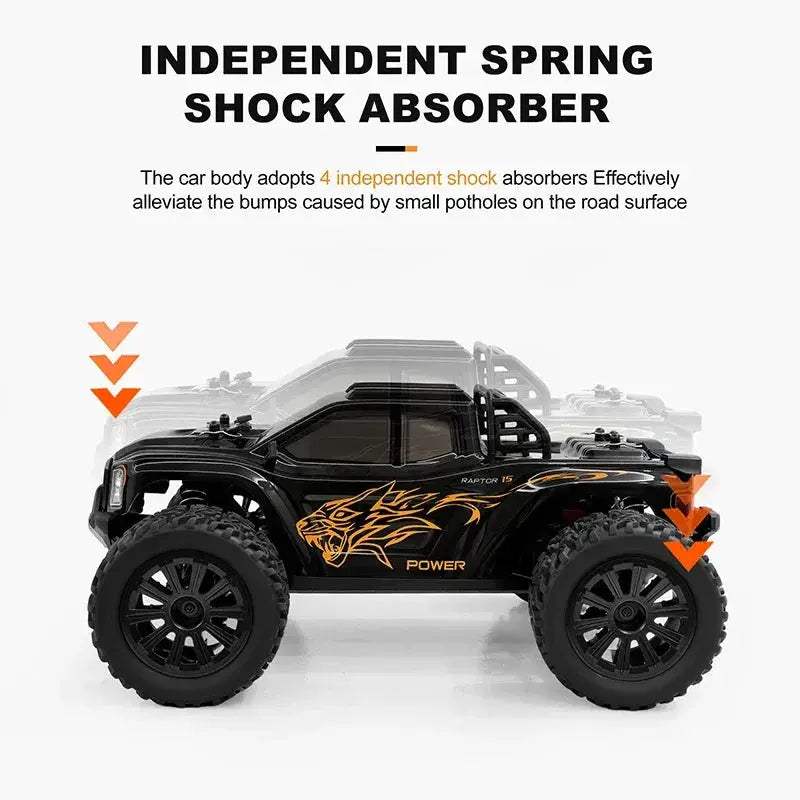 WLtoys 1:16 RC Car 4WD Off-Road Monster Truck High Speed - ToylandEU