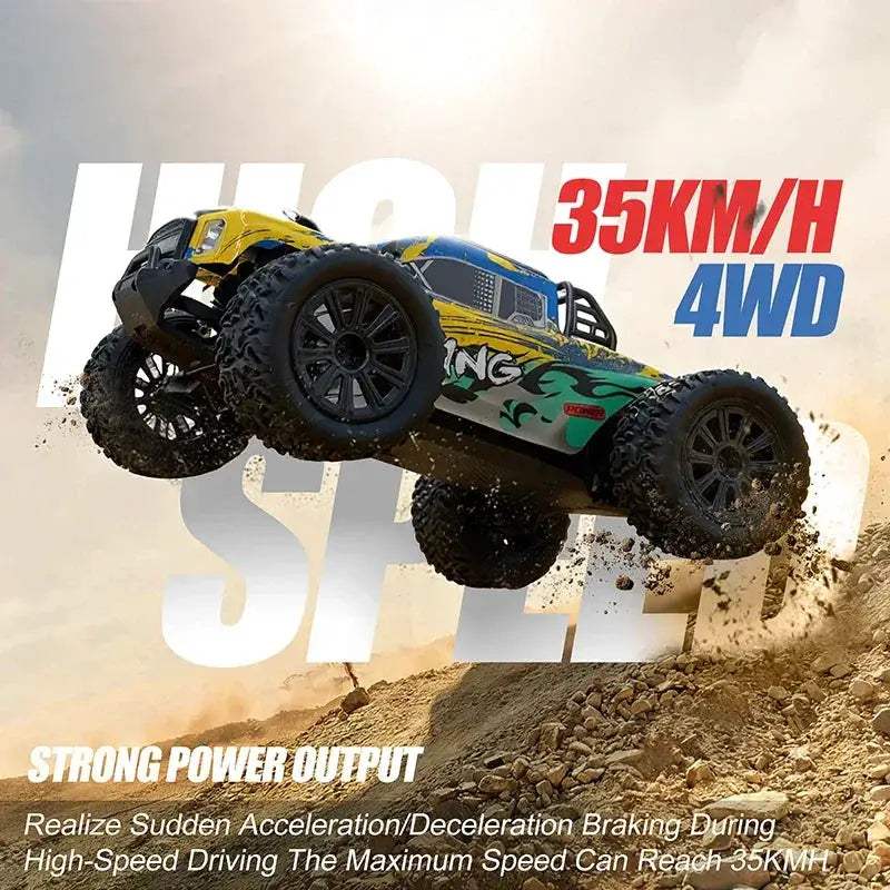 WLtoys 1:16 RC Car 4WD Off-Road Monster Truck High Speed - ToylandEU