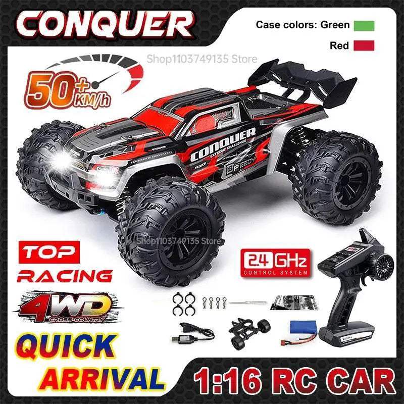 WLtoys 1:16 Scale Large RC Car 50km/h High Speed 4WD Toy - ToylandEU