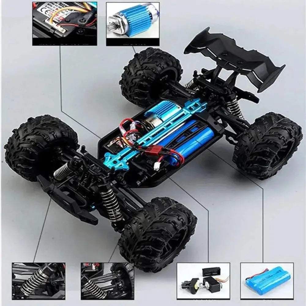 WLtoys 1:16 Scale Large RC Car 50km/h High Speed 4WD Toy - ToylandEU