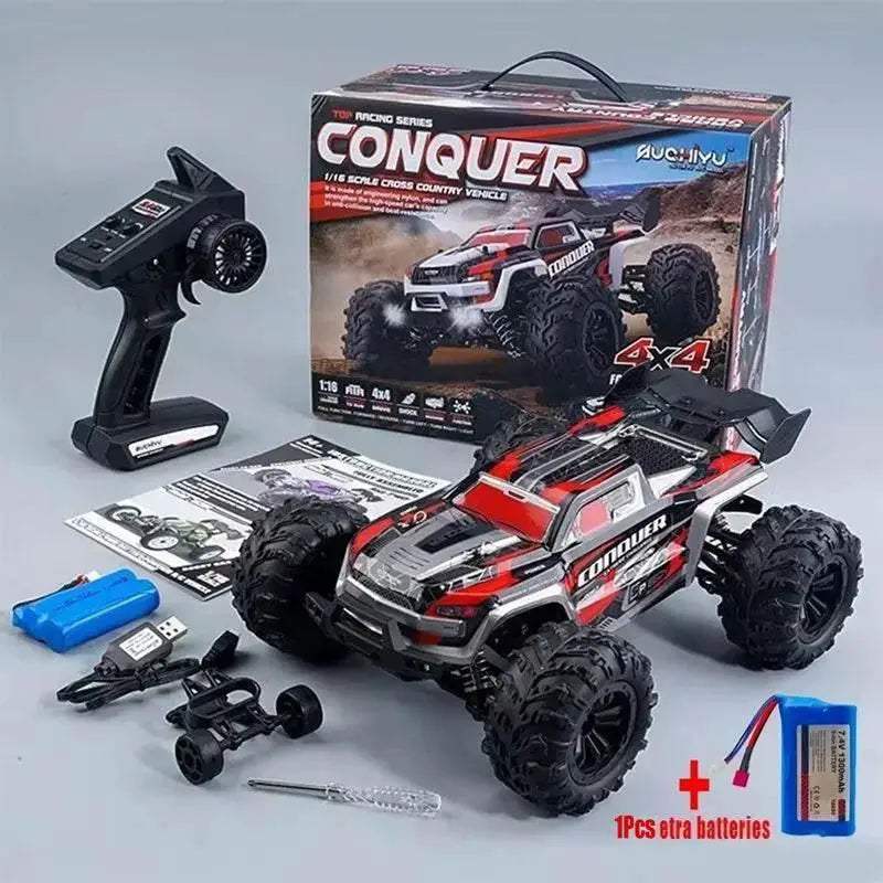 WLtoys 1:16 Scale Large RC Car 50km/h High Speed 4WD Toy - ToylandEU