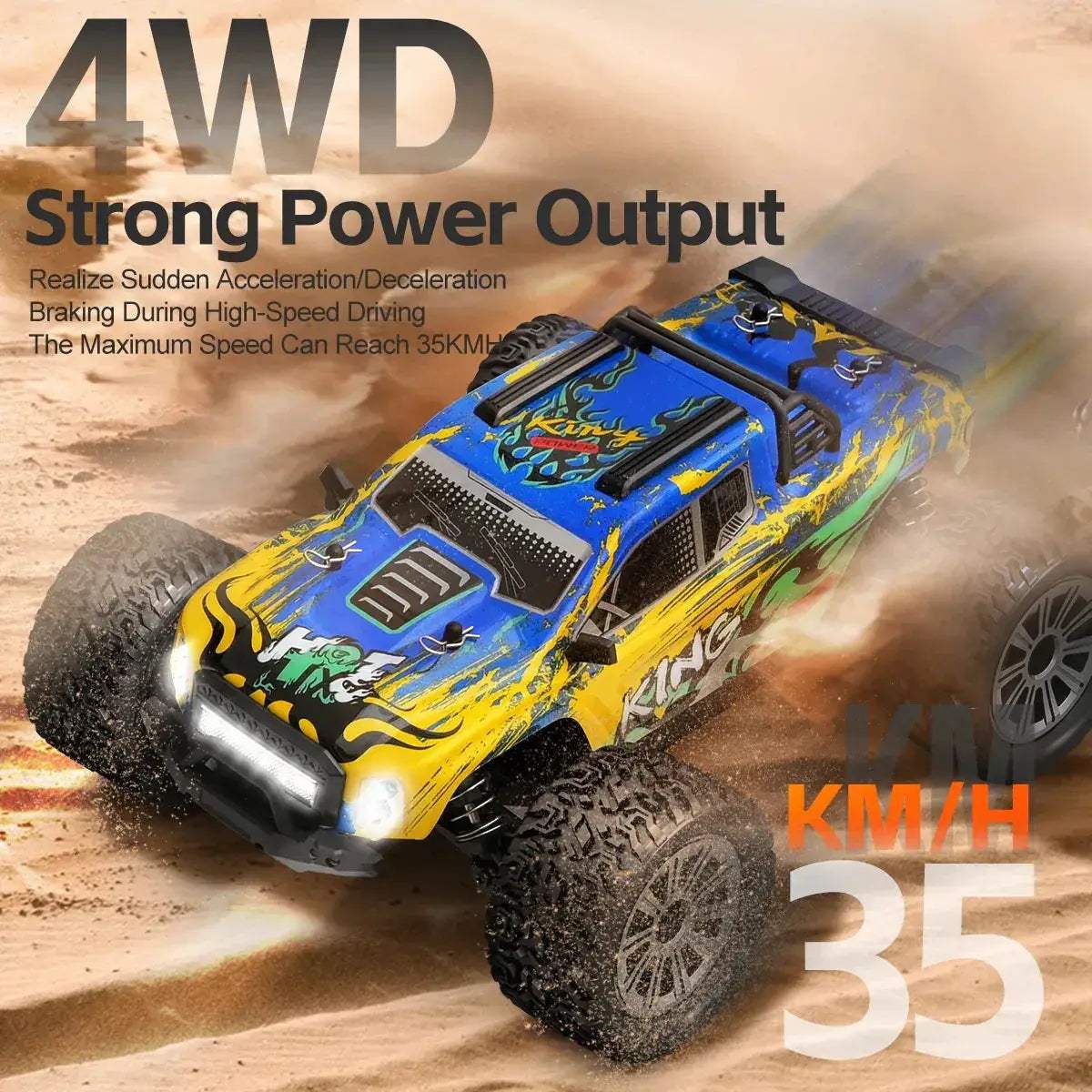 WLtoys 116 RC Car High Speed 4WD Off Road MonsterTruck - ToylandEU