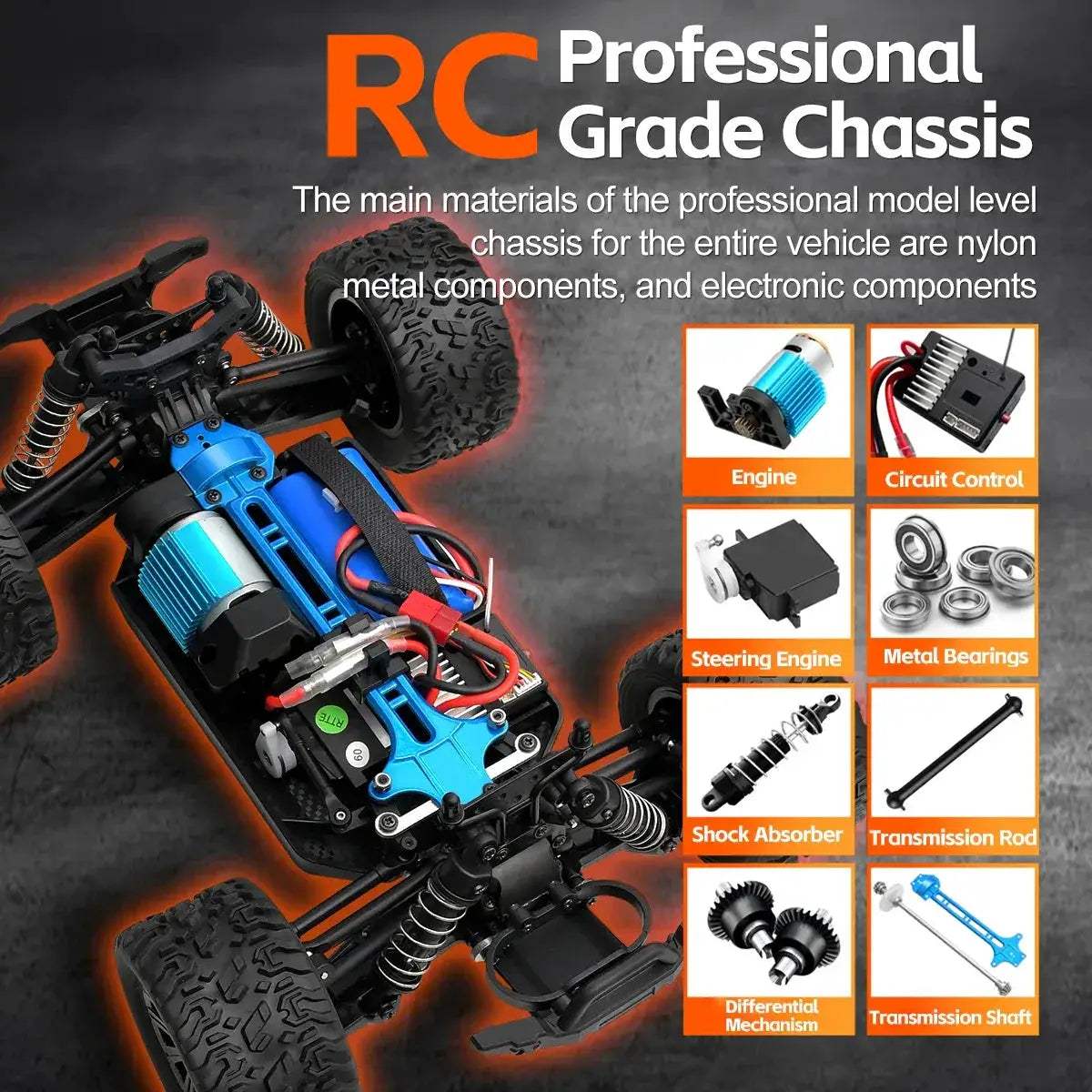 WLtoys 116 RC Car High Speed 4WD Off Road MonsterTruck - ToylandEU