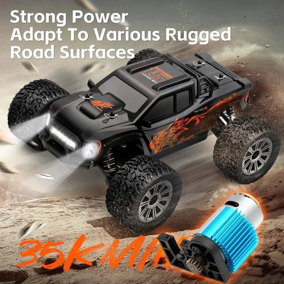 WLtoys 116 RC Car High Speed 4WD Off Road MonsterTruck - ToylandEU