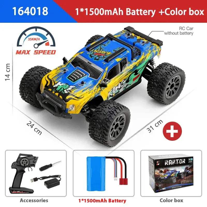 WLtoys 116 RC Car High Speed 4WD Off Road MonsterTruck - ToylandEU