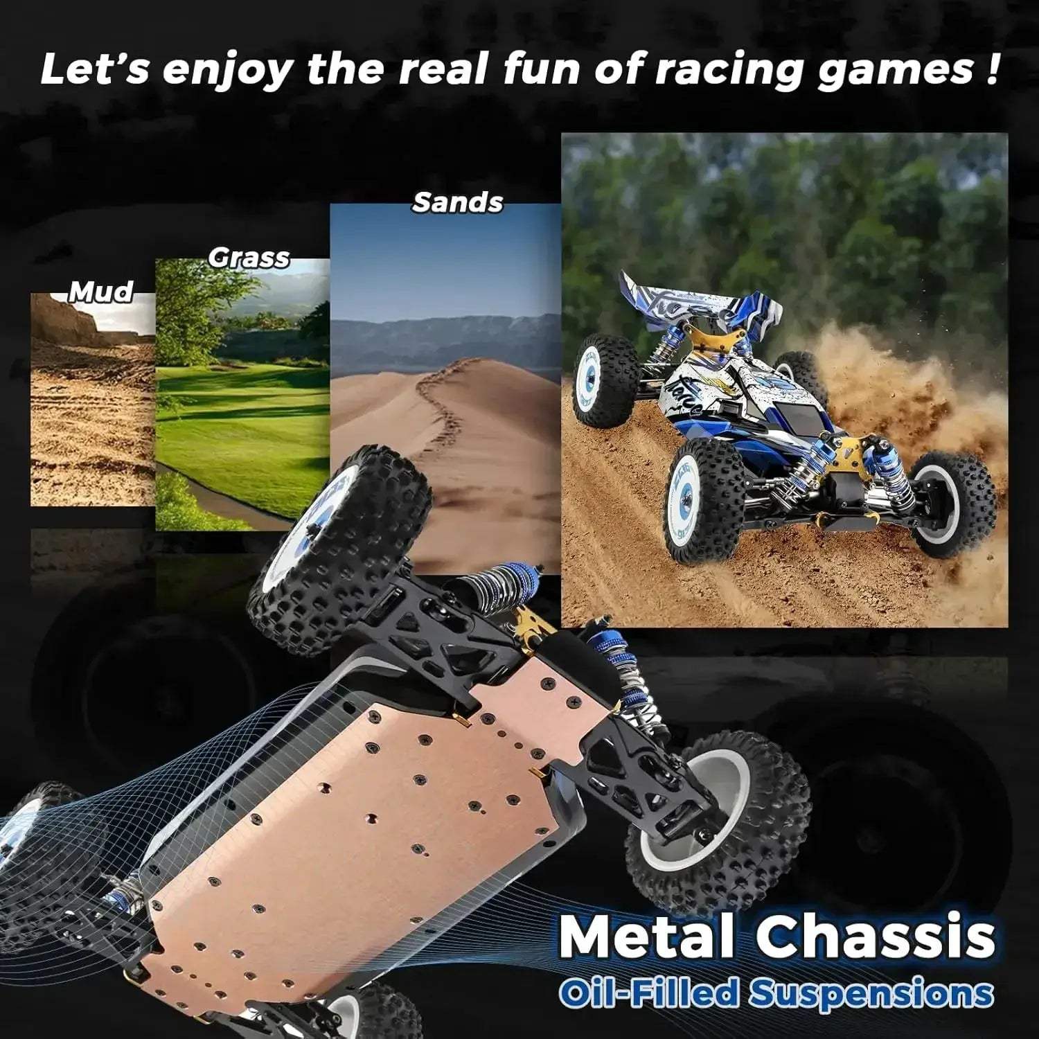 WLtoys 124017 V2 Brushless RC Car 75kmh Outdoor Gift - ToylandEU