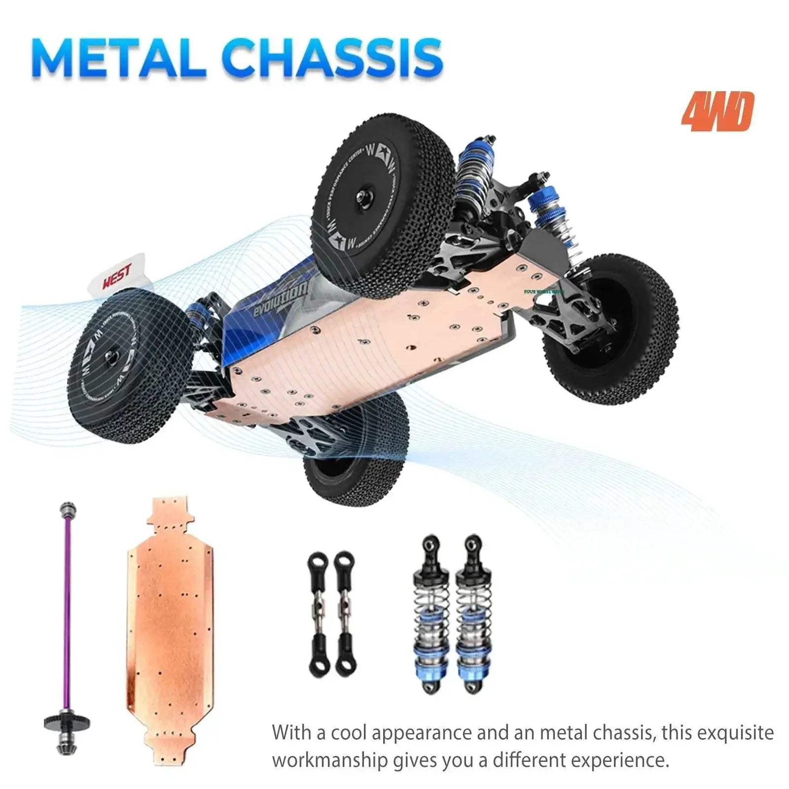 WLtoys 144011 1/14 4WD RC Car Max 43 Mph Off-road Gift - ToylandEU