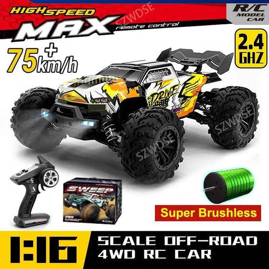  WLtoys 16101 Pro 1:16 75KM/H 4WD RC Car Gift for Kids -  ToylandEU™