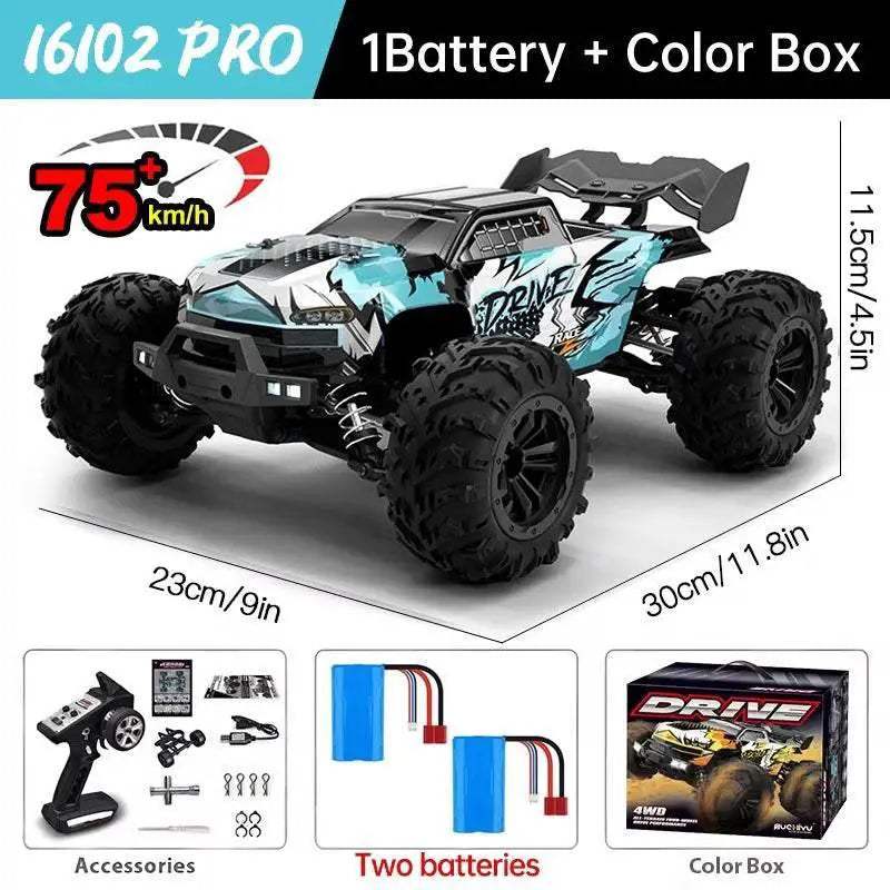  WLtoys 16101 Pro 1:16 75KM/H 4WD RC Car Gift for Kids -  ToylandEU™