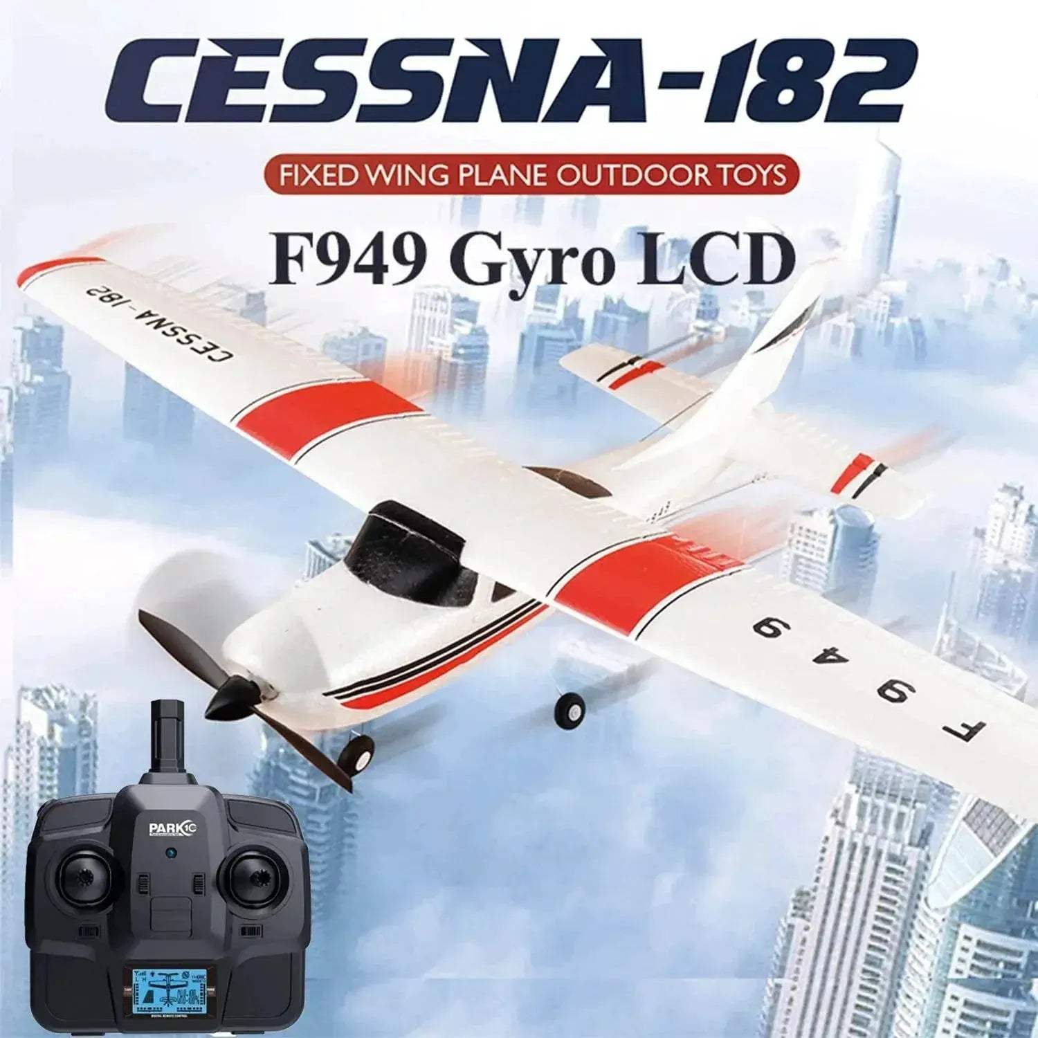 WLtoys 2.4G F949 LCD Version RC Airplane Cessna 182 RTF - ToylandEU
