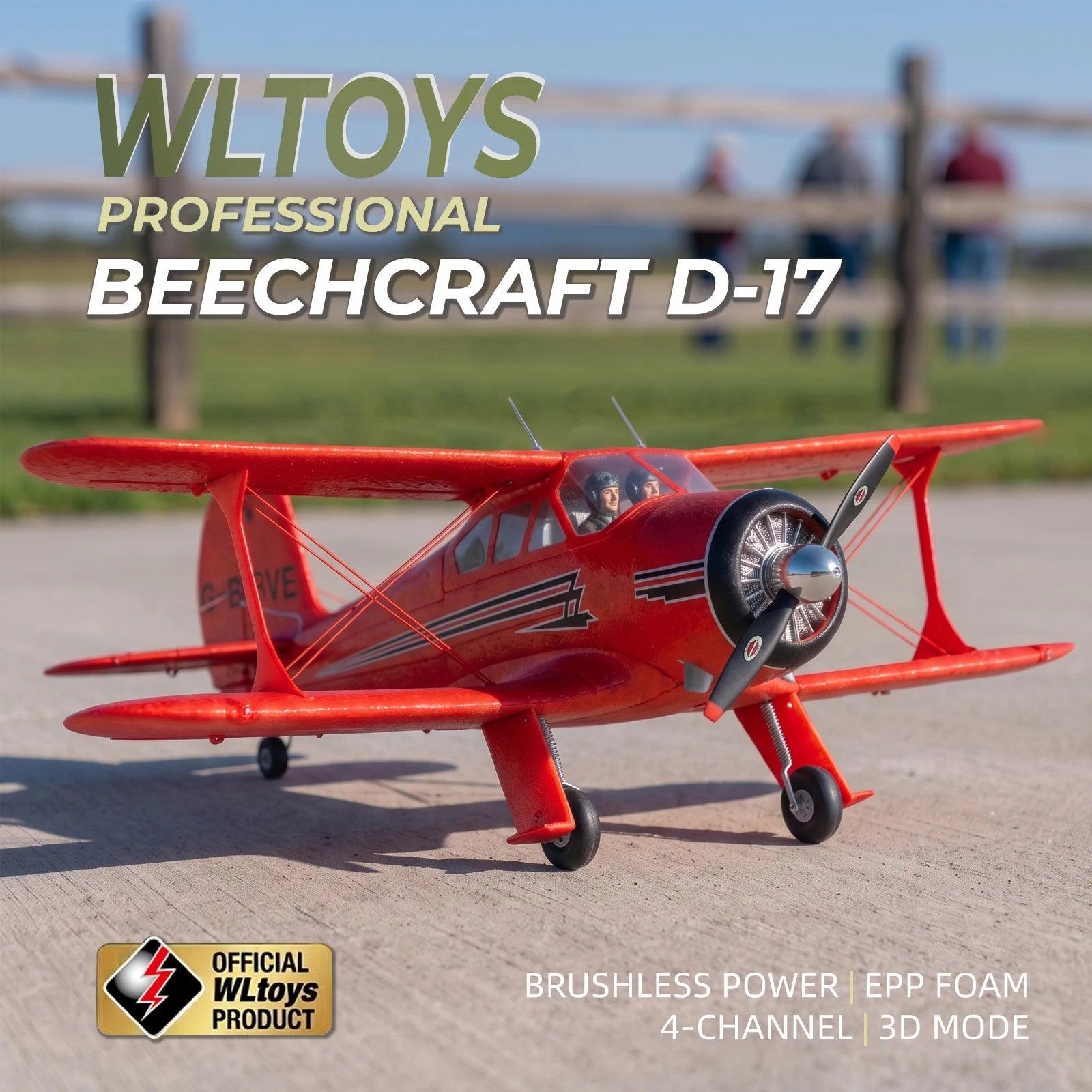 WLtoys D17S RC Biplane Brushless RTF | Toylandeu