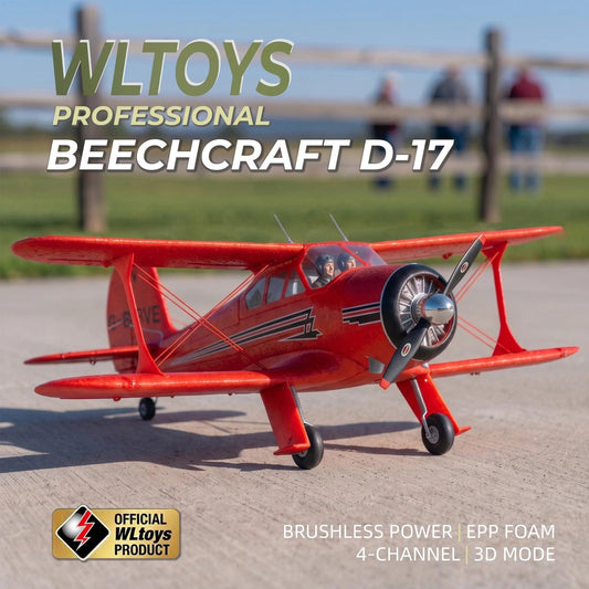 WLtoys D17S RC Biplane Brushless RTF | Toylandeu