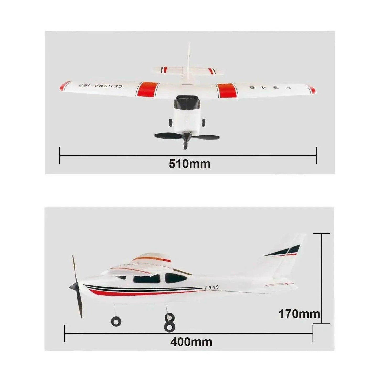  WLtoys F949 2.4G 3Ch RC Airplane With Gyroscope RTF -  ToylandEU™
