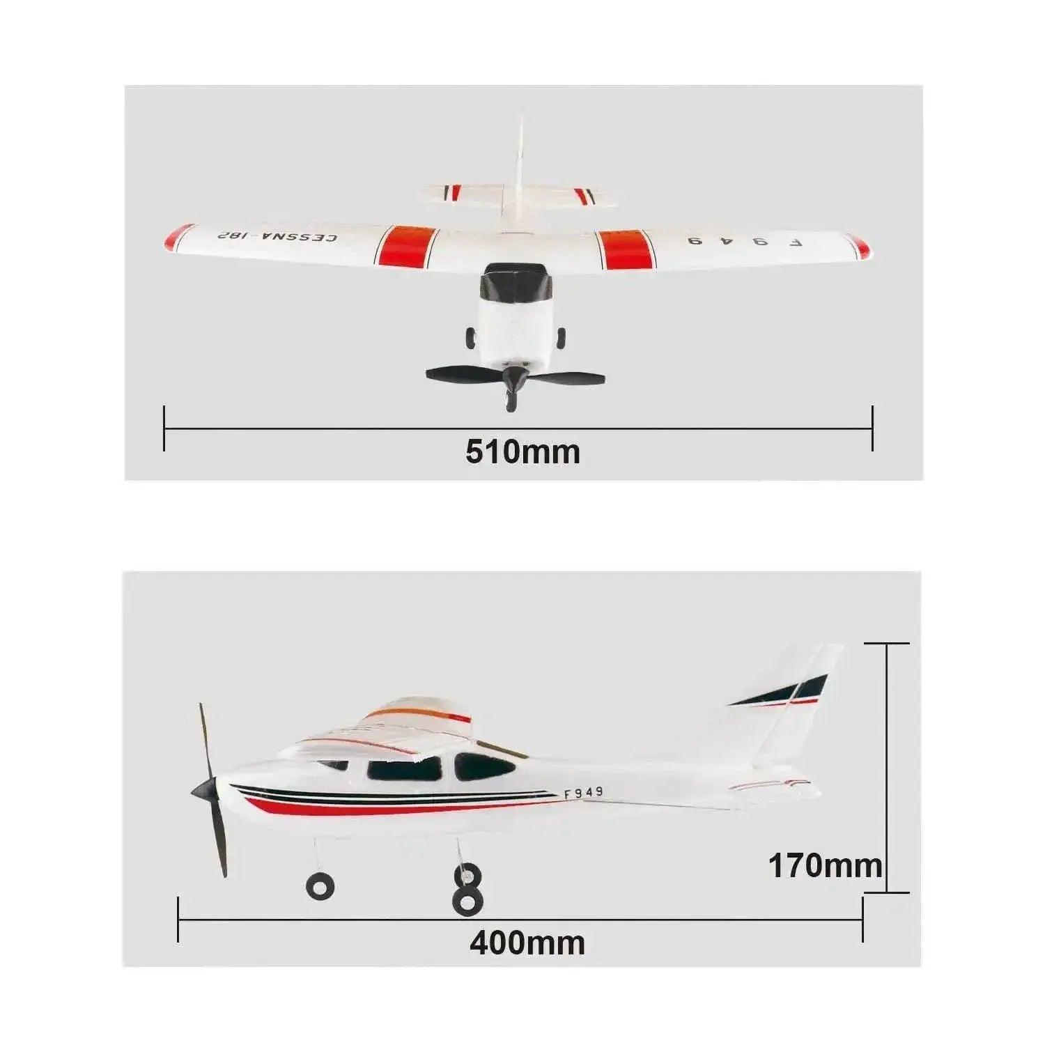  WLtoys F949 2.4G 3Ch RC Airplane With Gyroscope RTF -  ToylandEU™