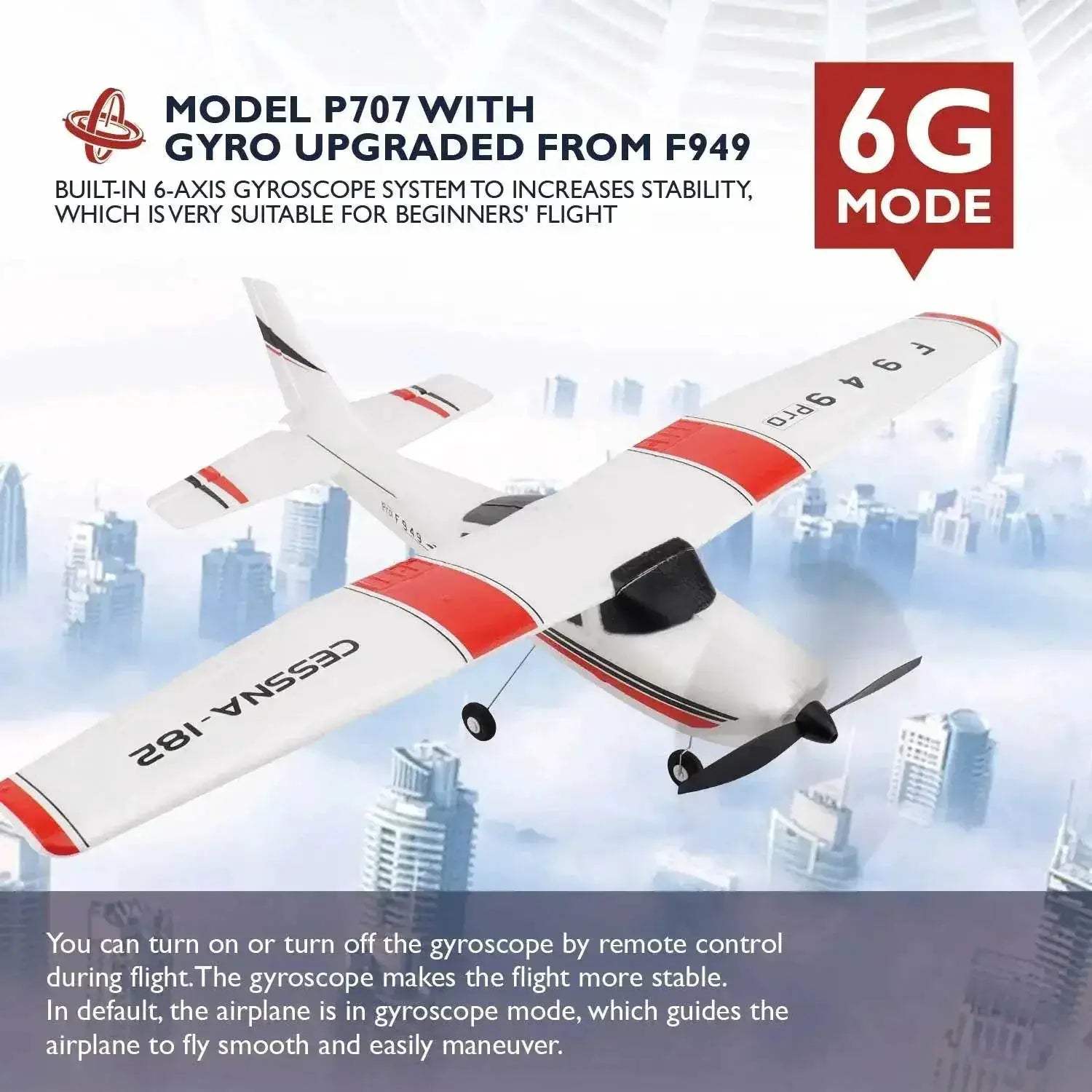  WLtoys F949 2.4G 3Ch RC Airplane With Gyroscope RTF -  ToylandEU™