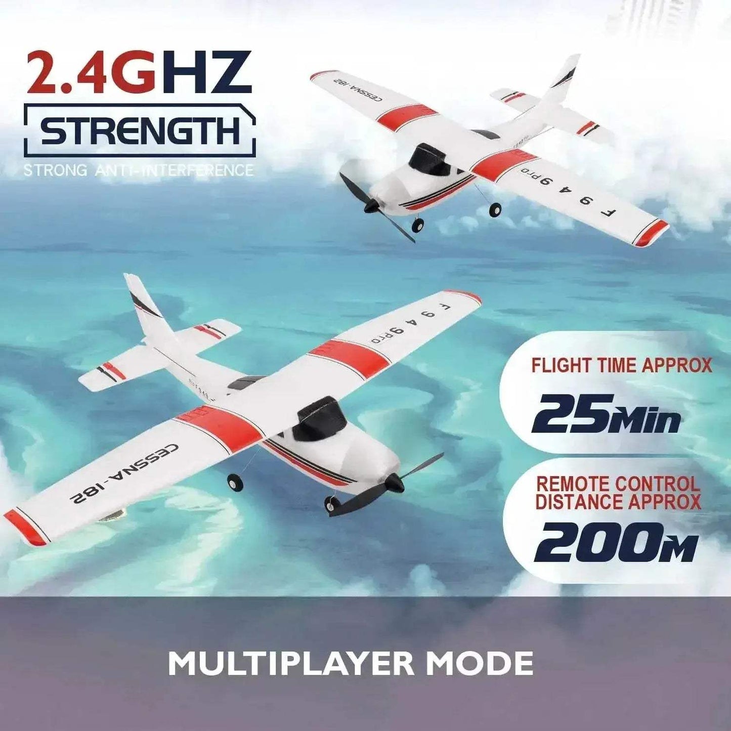  WLtoys F949 2.4G 3Ch RC Airplane With Gyroscope RTF -  ToylandEU™