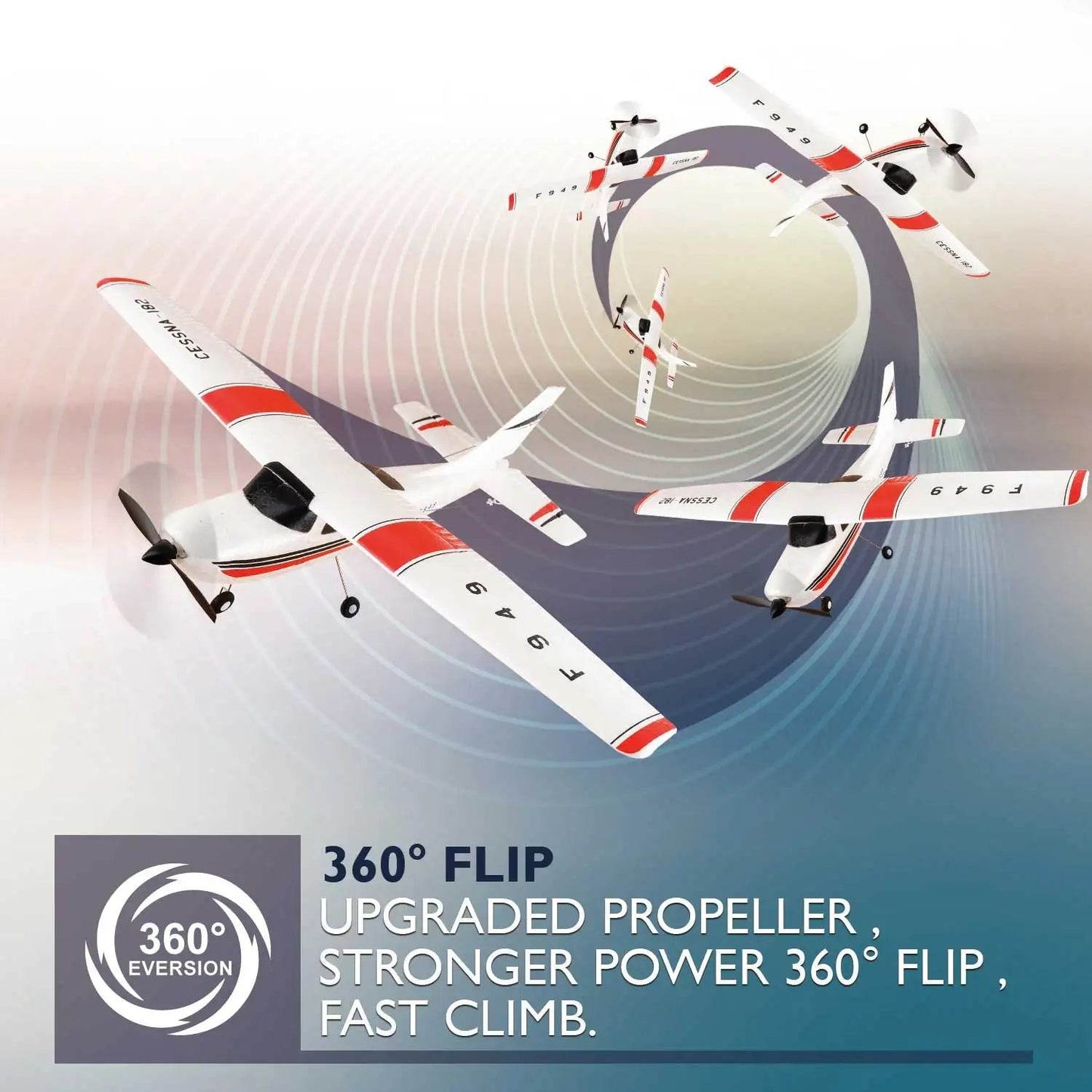 WLtoys F949 2.4G 3D6G 3Ch RC Airplane Gyroscope RTF Upgrade - ToylandEU