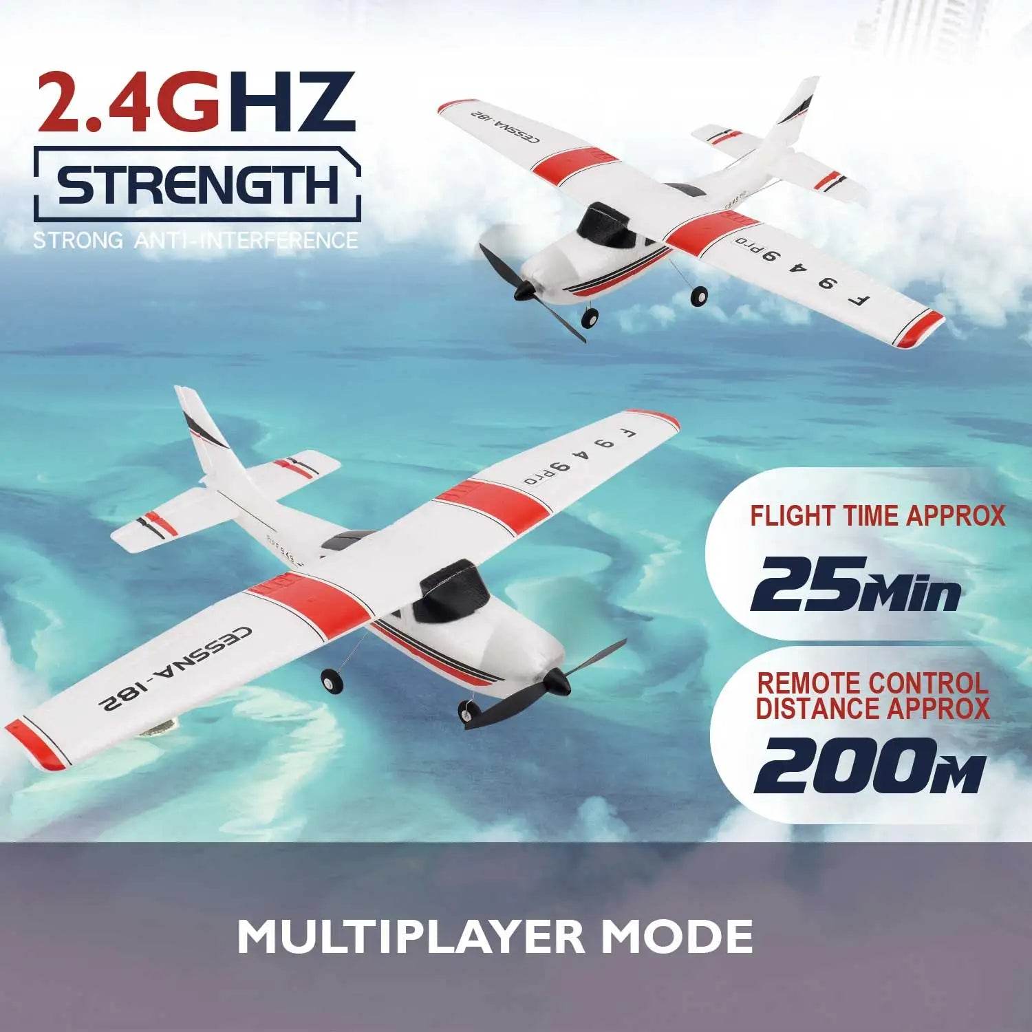 WLtoys F949 2.4G 3D6G 3Ch RC Airplane Gyroscope RTF Upgrade - ToylandEU