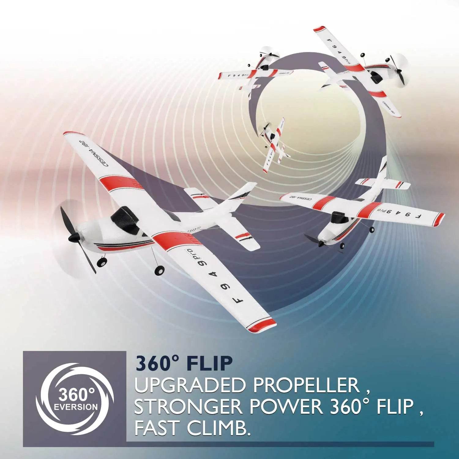 WLtoys F949 2.4G 3D6G 3Ch RC Airplane Gyroscope RTF Upgrade - ToylandEU