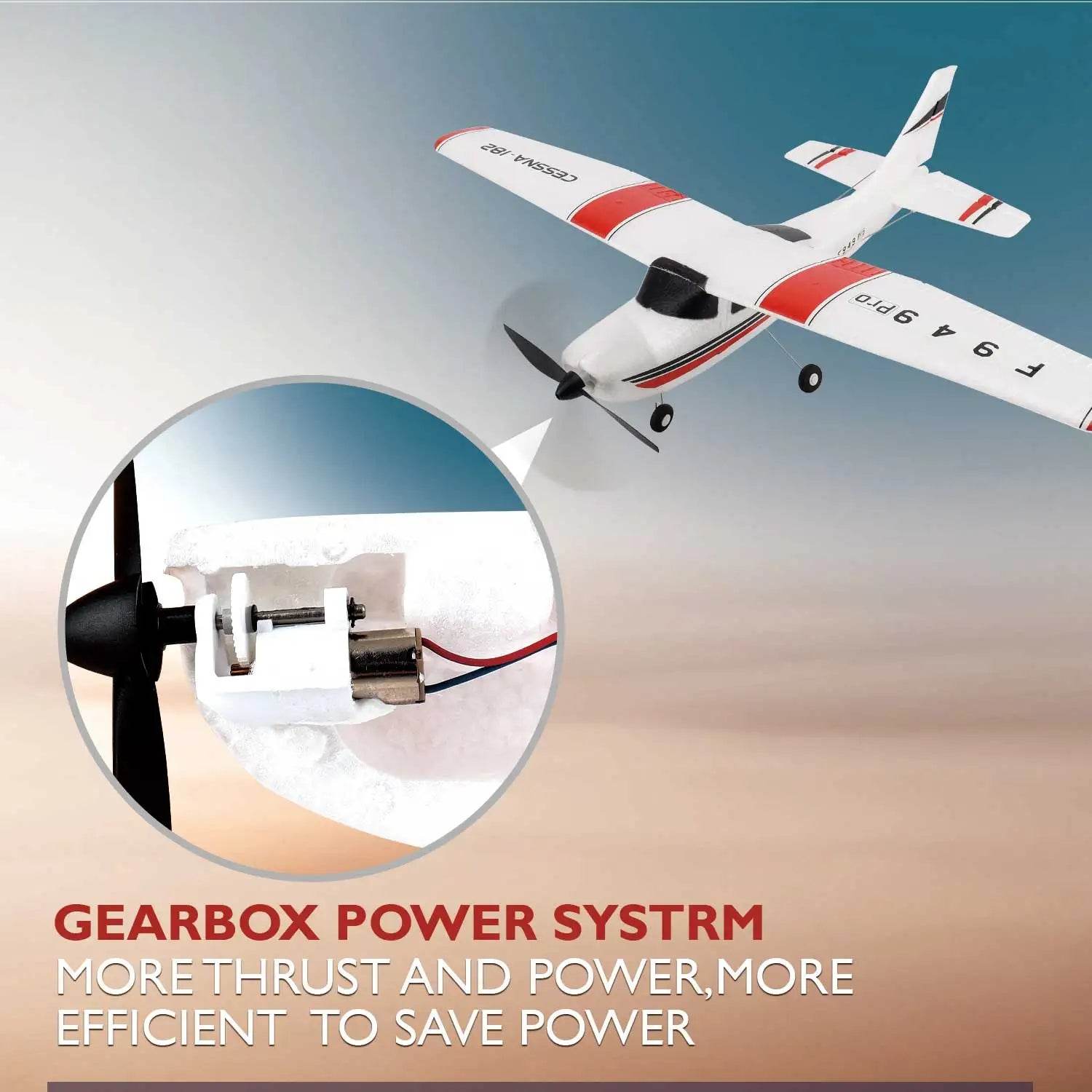 WLtoys F949 2.4G 3D6G 3Ch RC Airplane Gyroscope RTF Upgrade - ToylandEU