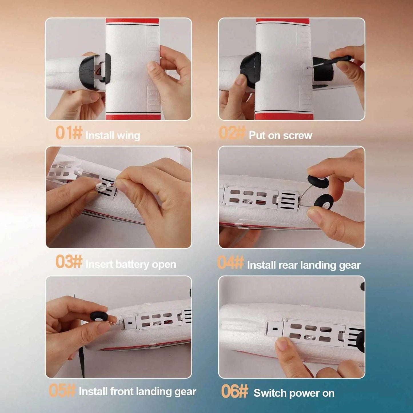 WLtoys F949 2.4G 3D6G 3Ch RC Airplane Gyroscope RTF Upgrade - ToylandEU