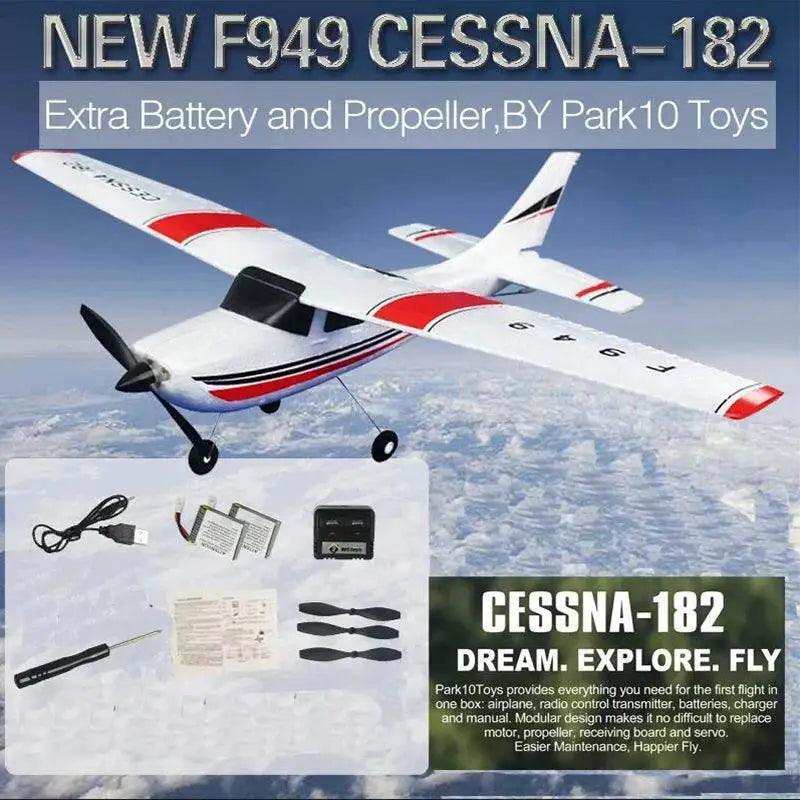  WLtoys F949S 3Ch RC Airplane with Gyroscope - Ready-to-Fly Outdoor  -  ToylandEU™