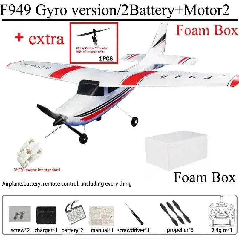  WLtoys F949S 3Ch RC Airplane with Gyroscope - Ready-to-Fly Outdoor  -  ToylandEU™