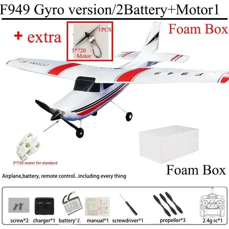  WLtoys F949S 3Ch RC Airplane with Gyroscope - Ready-to-Fly Outdoor  -  ToylandEU™